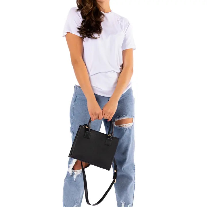 Mini Modern Tote - Basic (Black)
