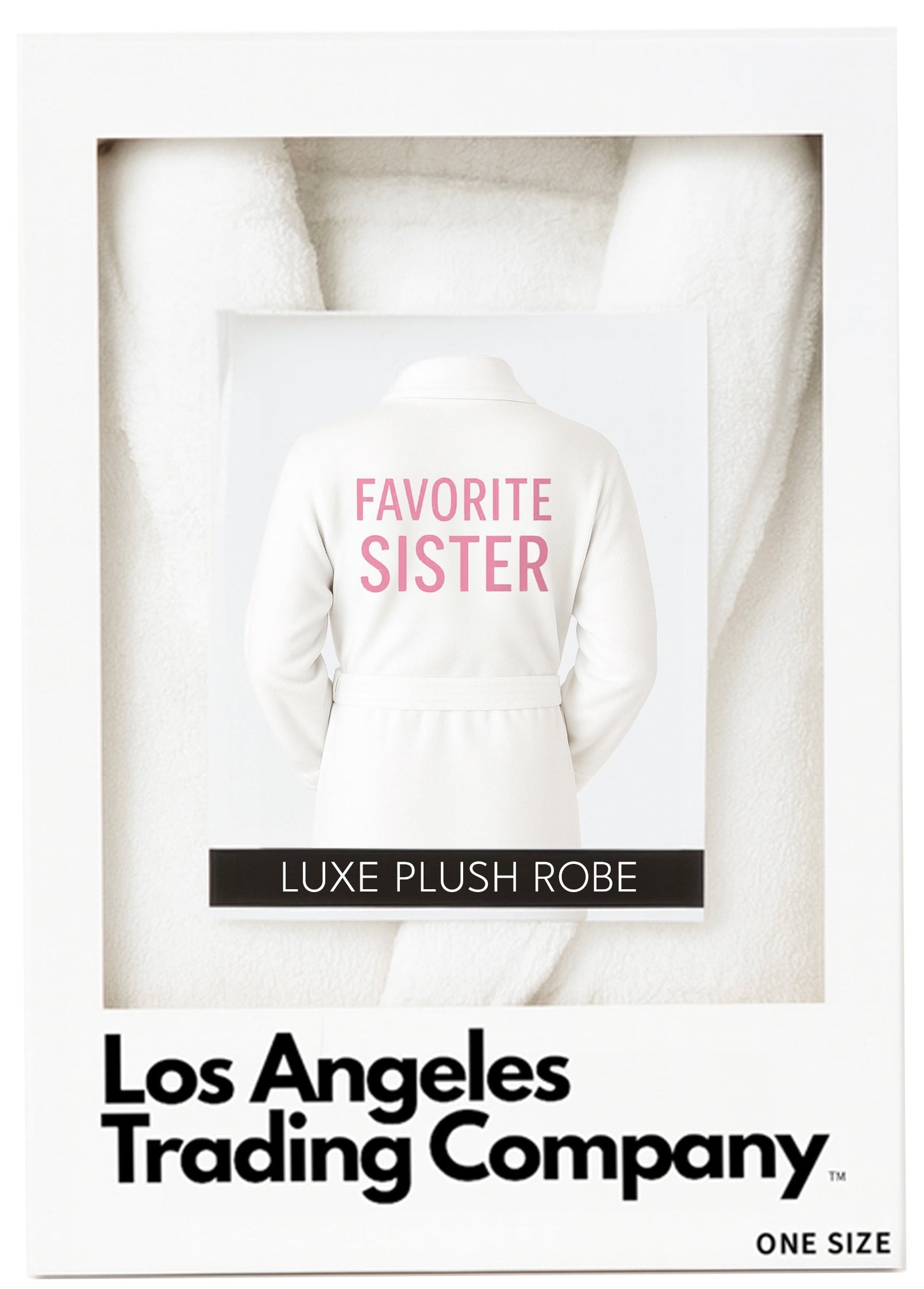Luxe Plush Robe - Favorite Sister