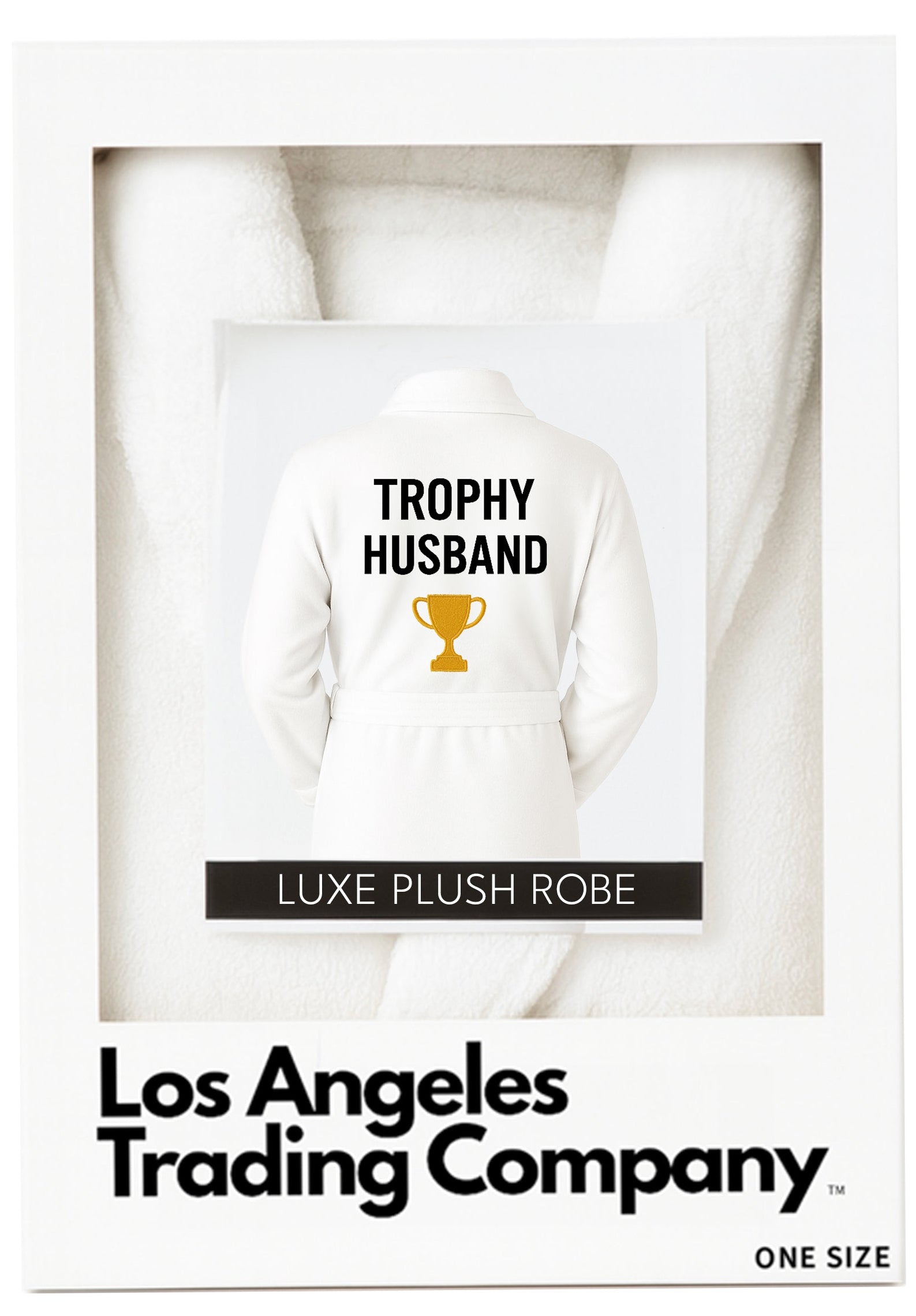 Luxe Plush Robe - Trophy Husband