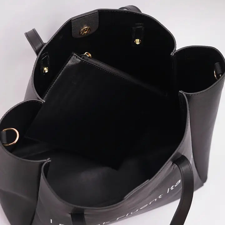 Never Ending Tote - Fluent French (Black)