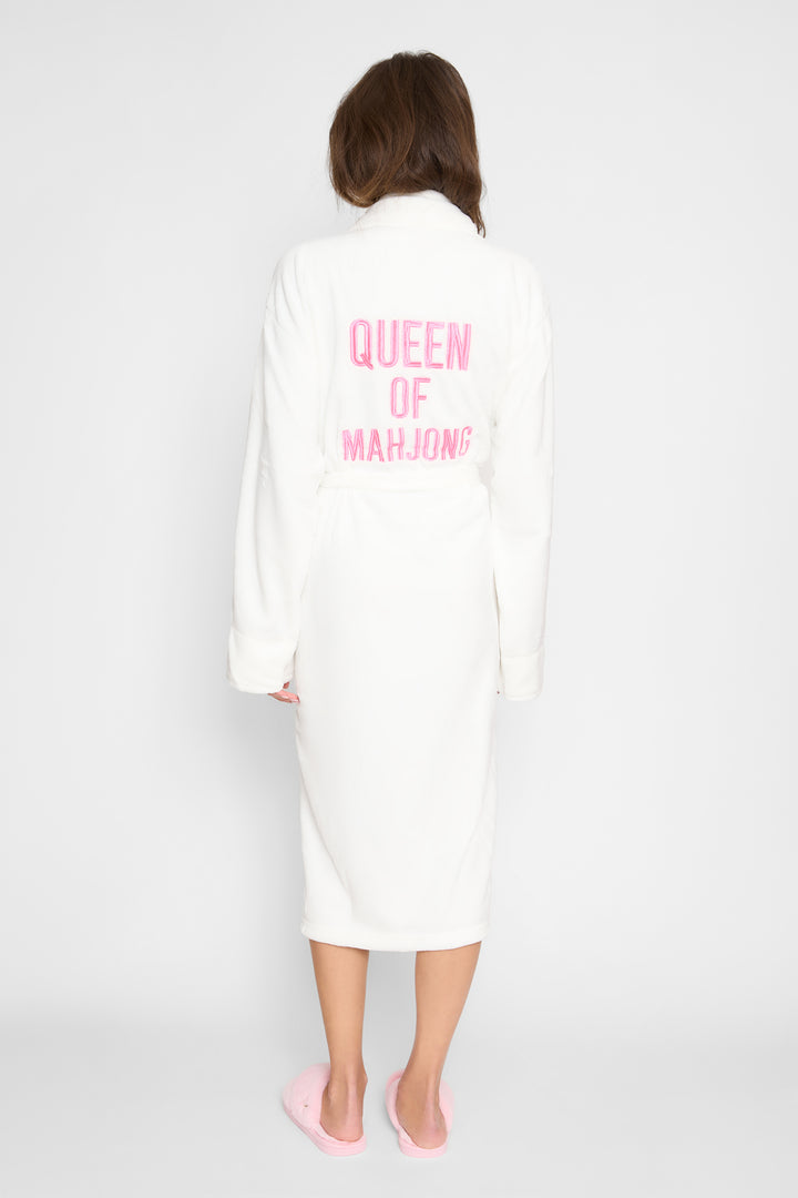Plush Robe - Queen Of Mahjong