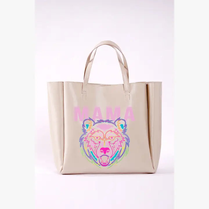 Never Ending Tote - Mama Bear (Cream)