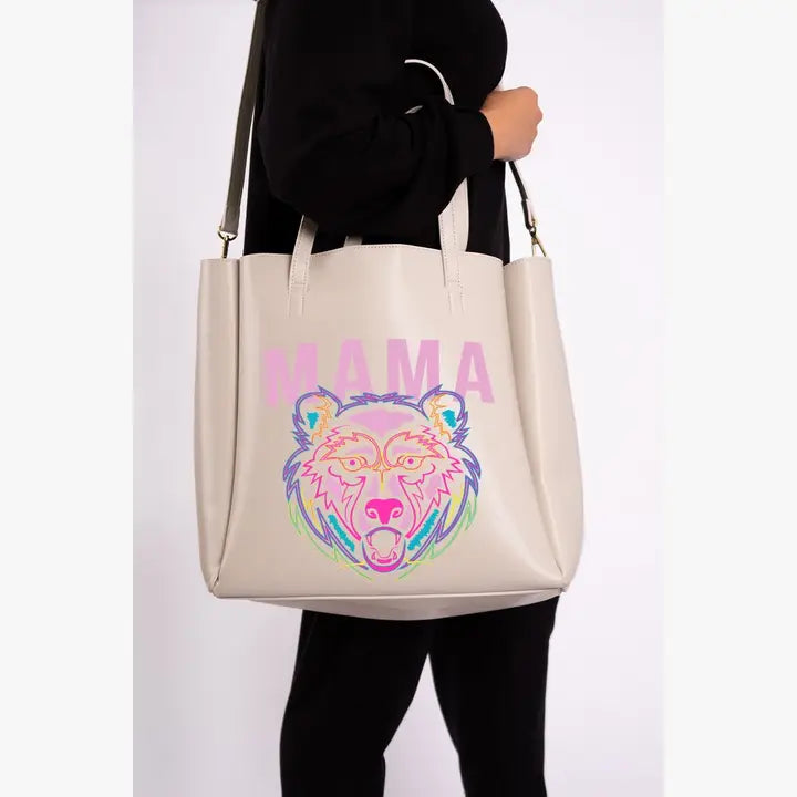 Never Ending Tote - Mama Bear (Cream)