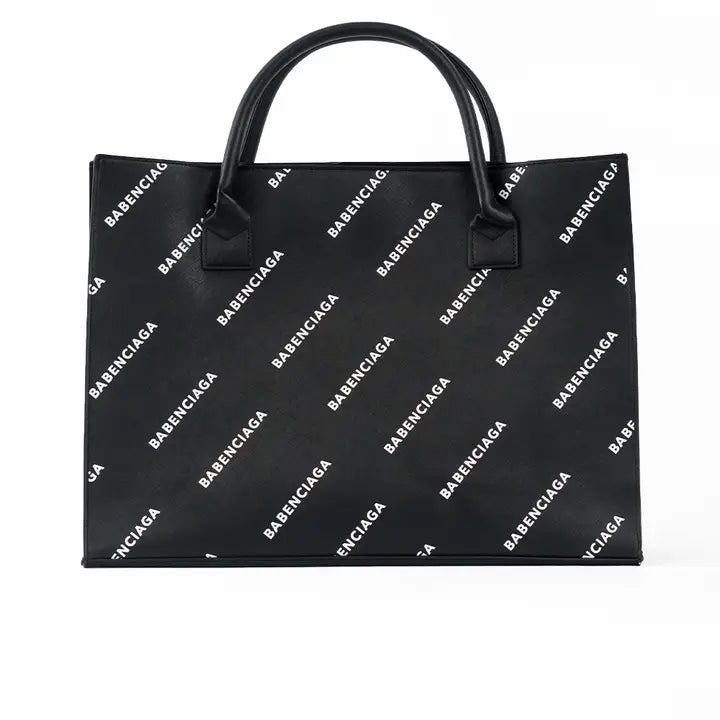 Modern Vegan Tote - Babe all over (Black)
