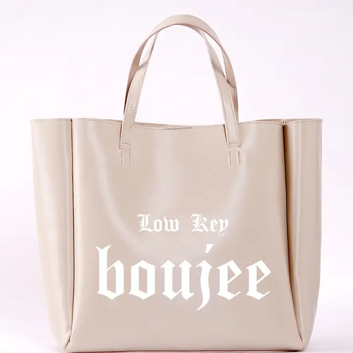 Never Ending Tote - Low Key Boujee (Cream)