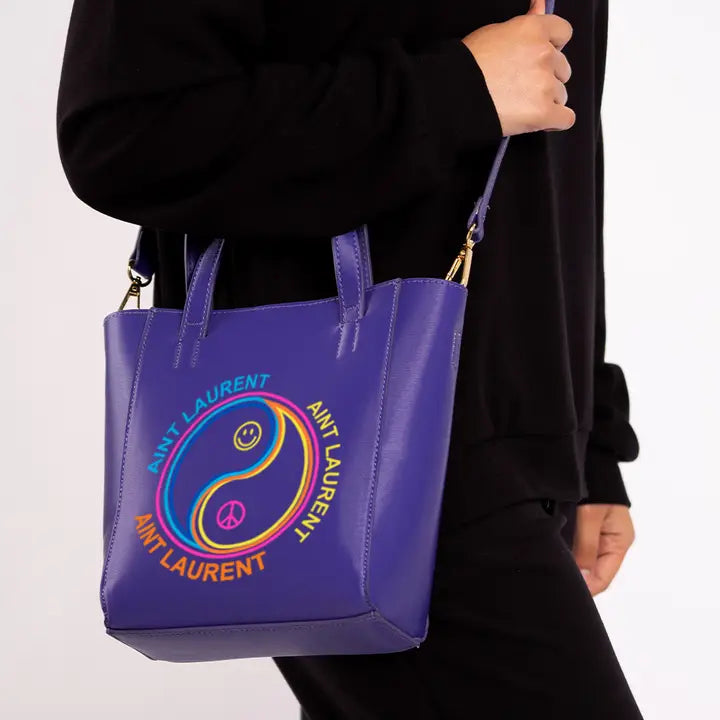Becky Bucket Bag - Peace (Indigo Purple)