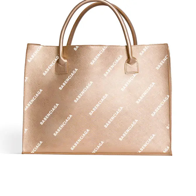 Modern Vegan Tote - Babe all over (Champagne)