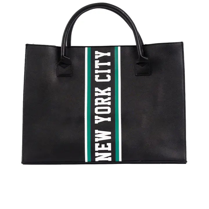 Modern Vegan Tote - Los Angeles/NYC (Black)