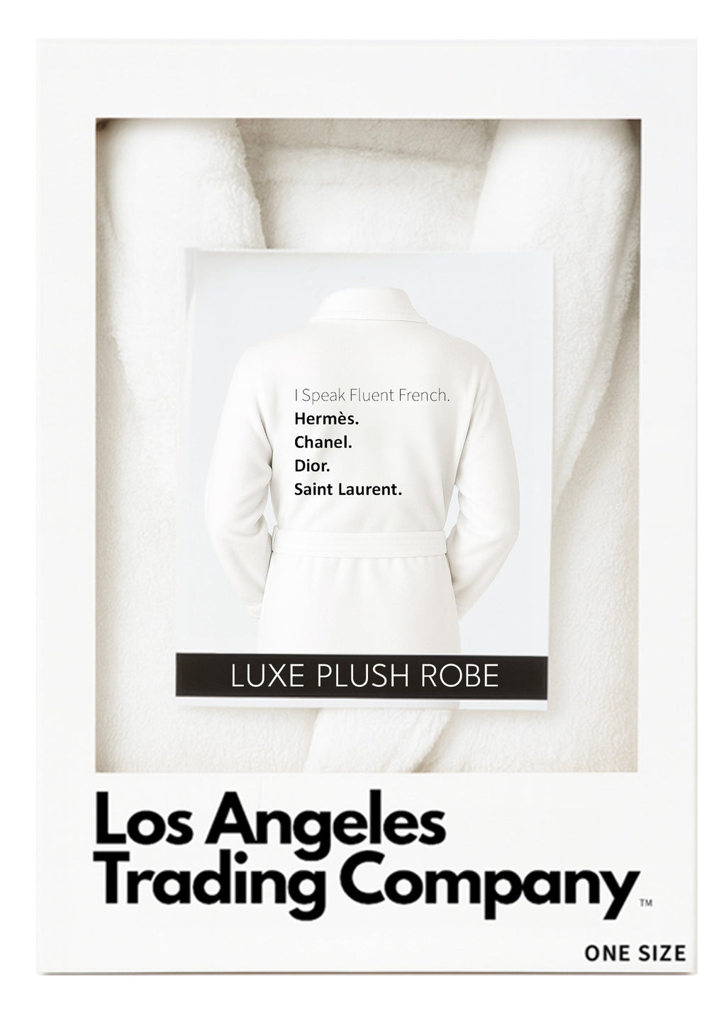 Luxe Plush Robe - Fluent French