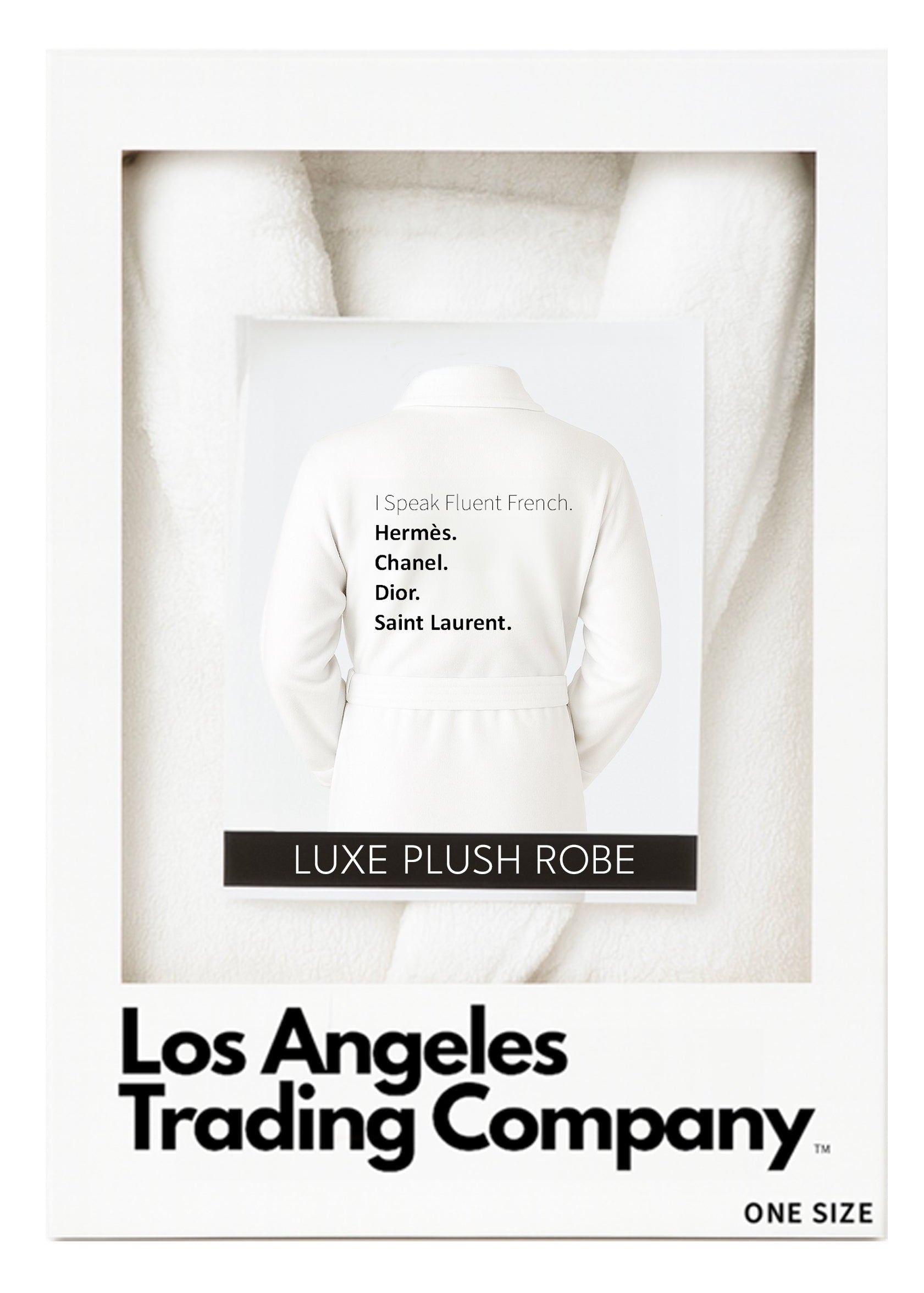 Luxe Plush Robe - Fluent French