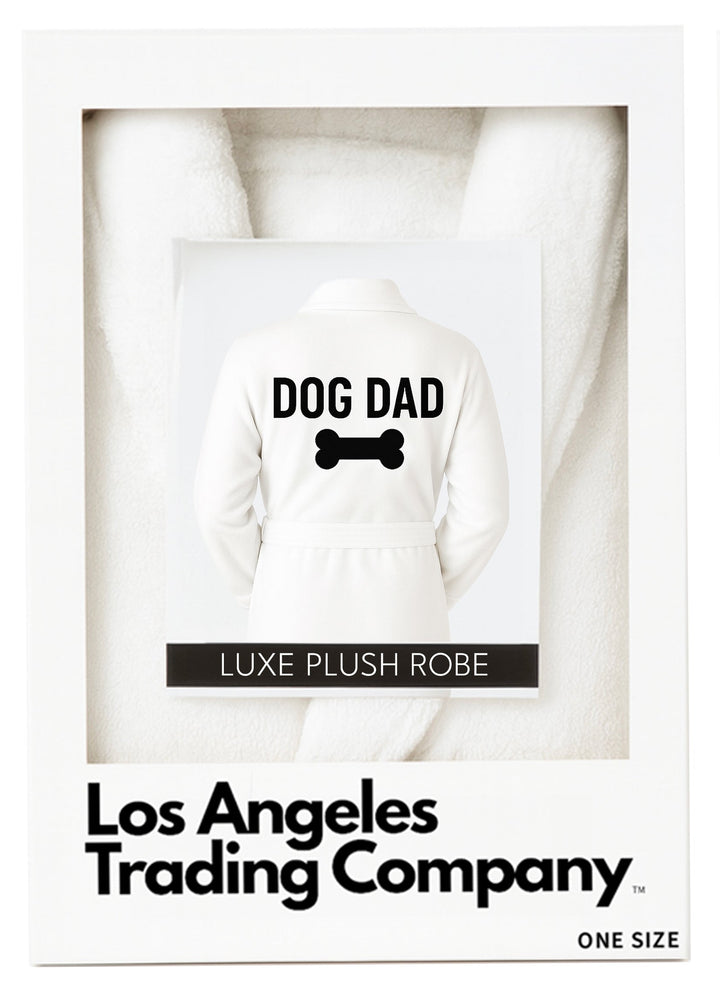 Plush Robe - Dog Dad