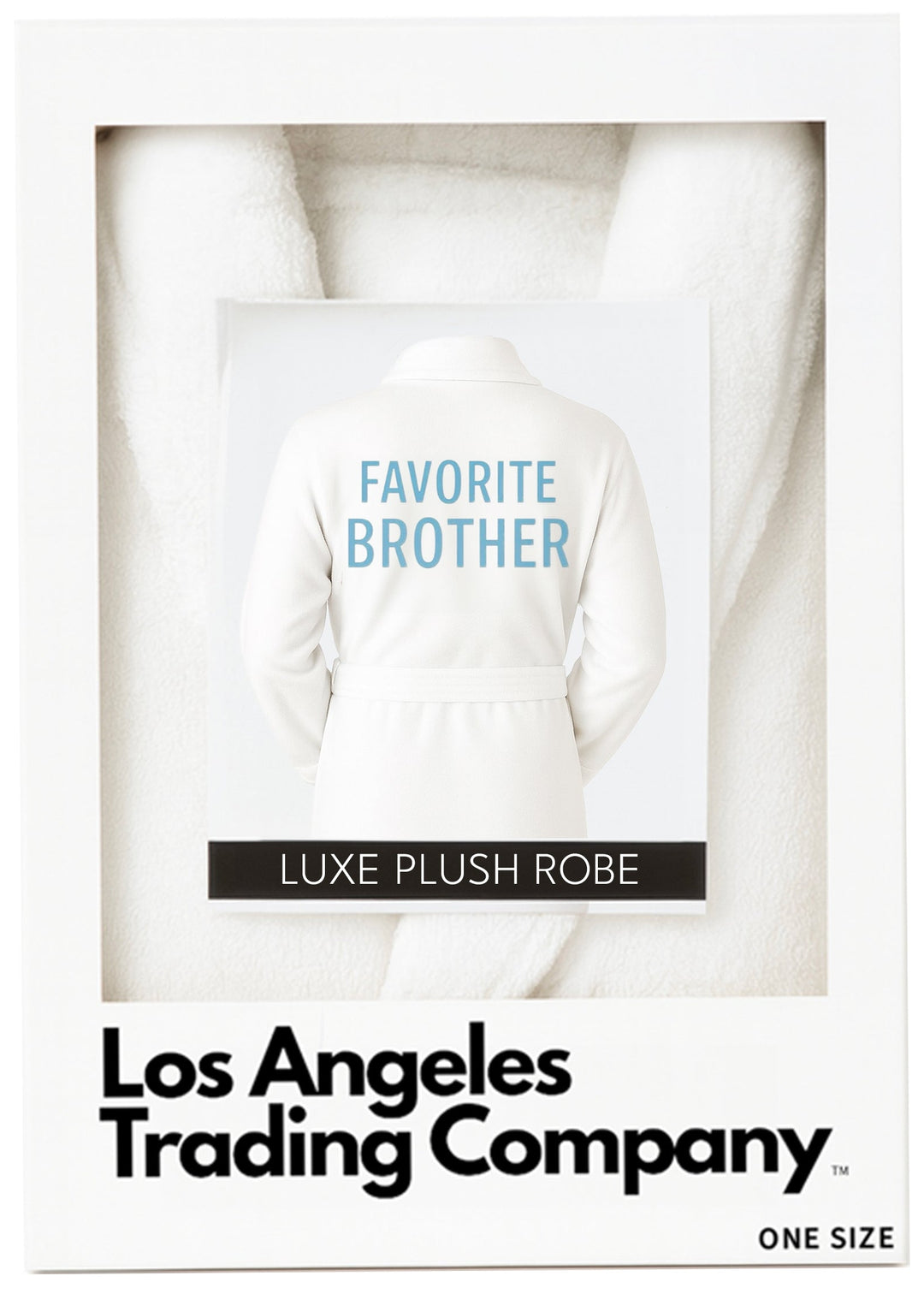 Plush Robe - Favorite Brother