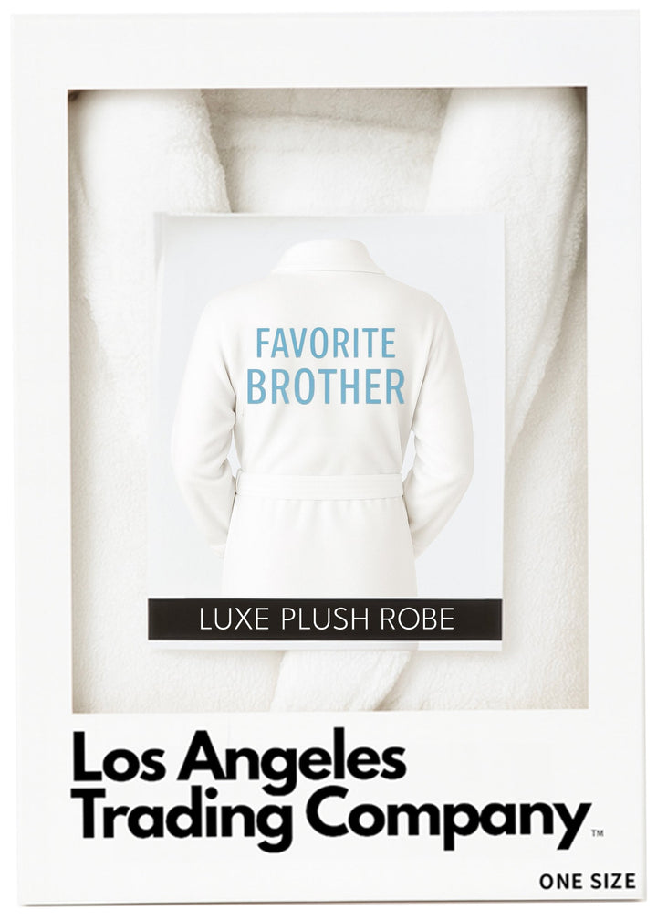 Plush Robe - Favorite Brother