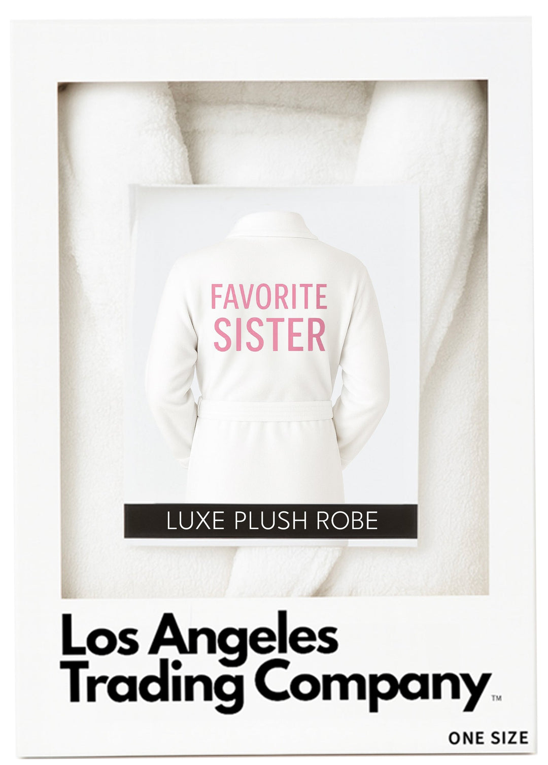 Plush Robe - Favorite Sister