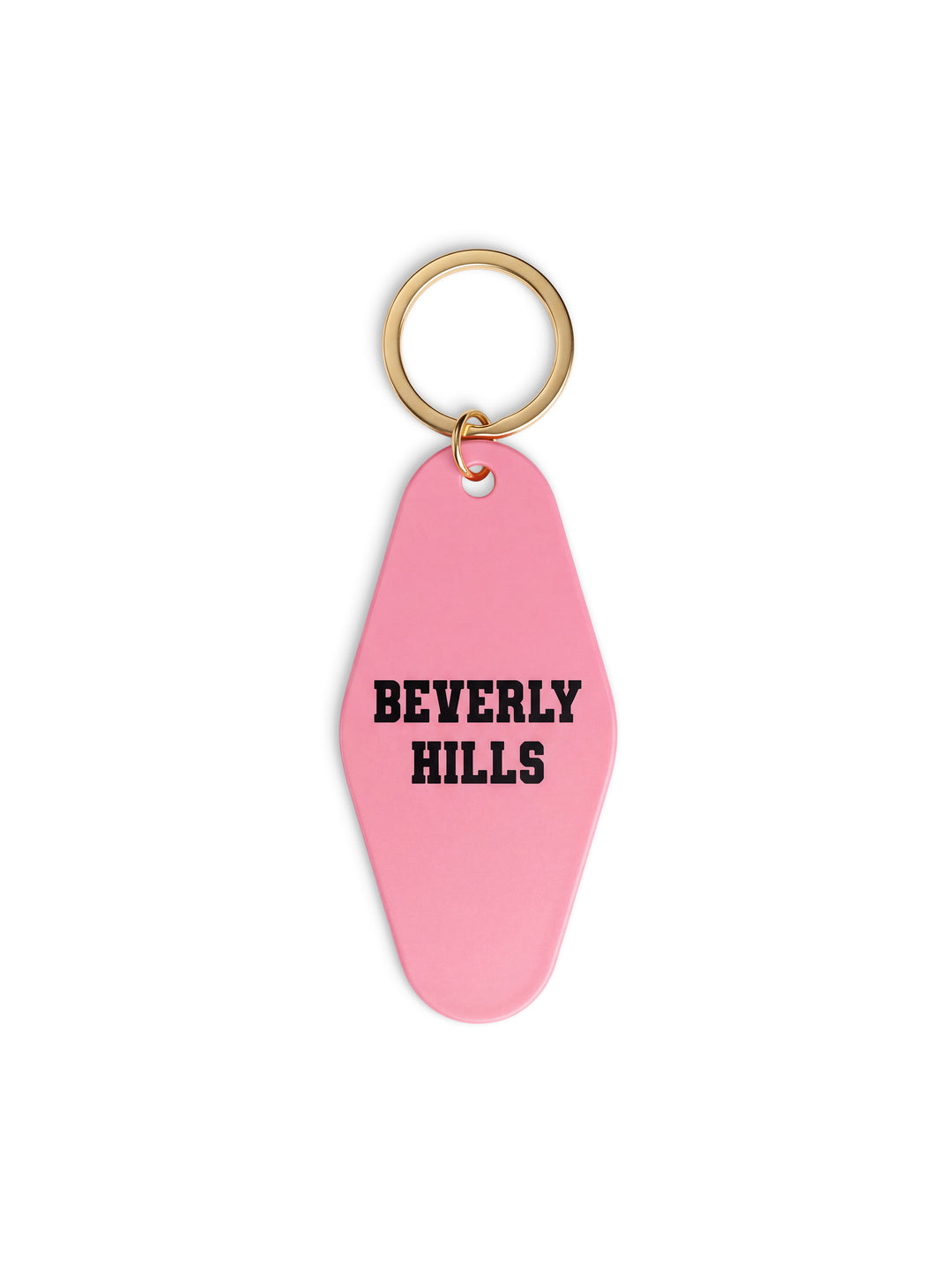 BEVERLY HILLS PINK &amp; GREEN KEYCHAIN