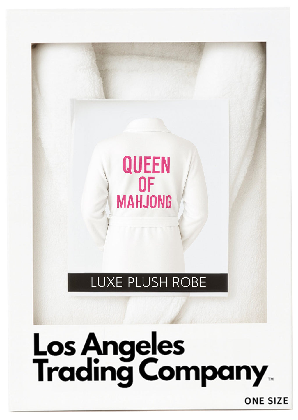 Luxe Plush Robe - Queen Of Mahjong