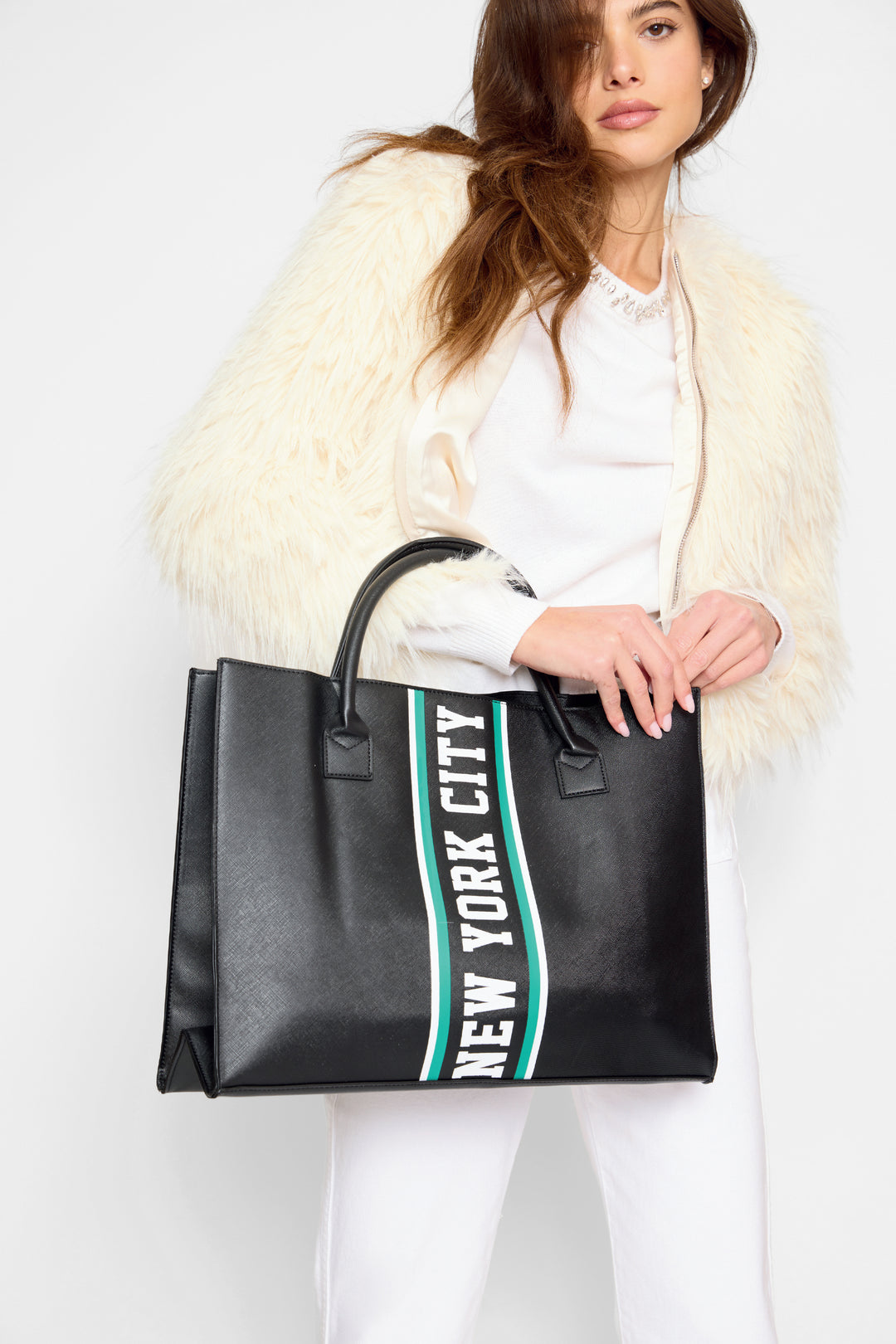 Modern Vegan Tote - Los Angeles/NYC (Black)