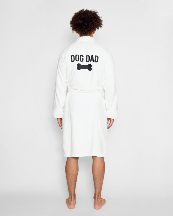 Plush Robe - Dog Dad