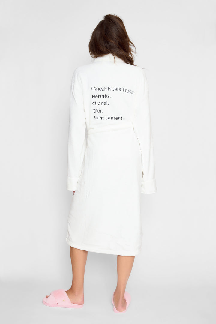 Plush Robe - Fluent French