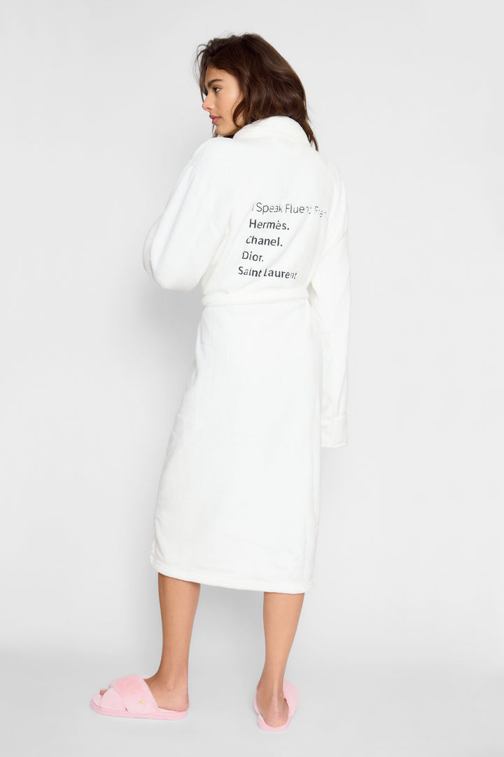 Plush Robe - Fluent French