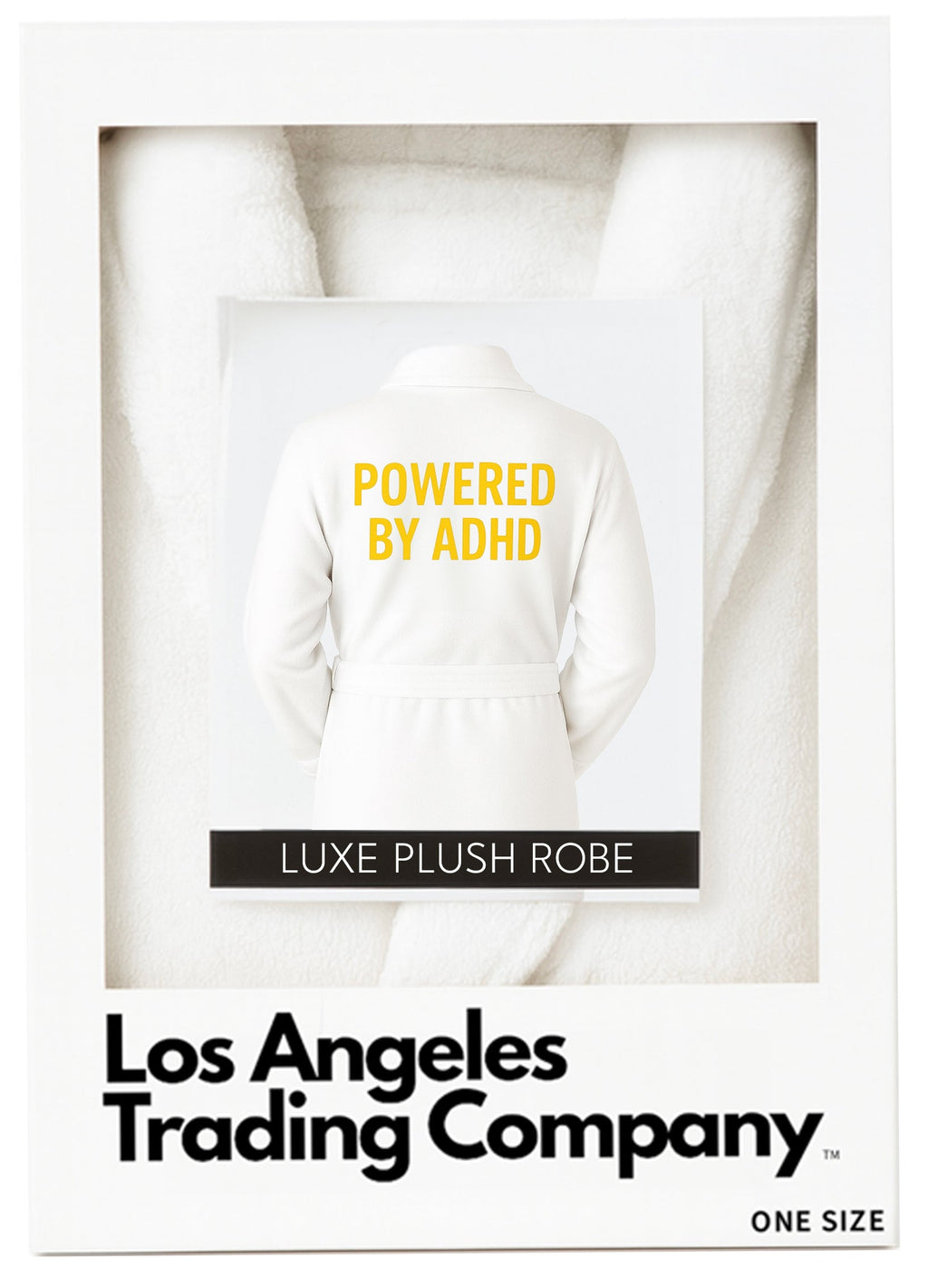 Luxe Plush Robe - Powered By ADHD