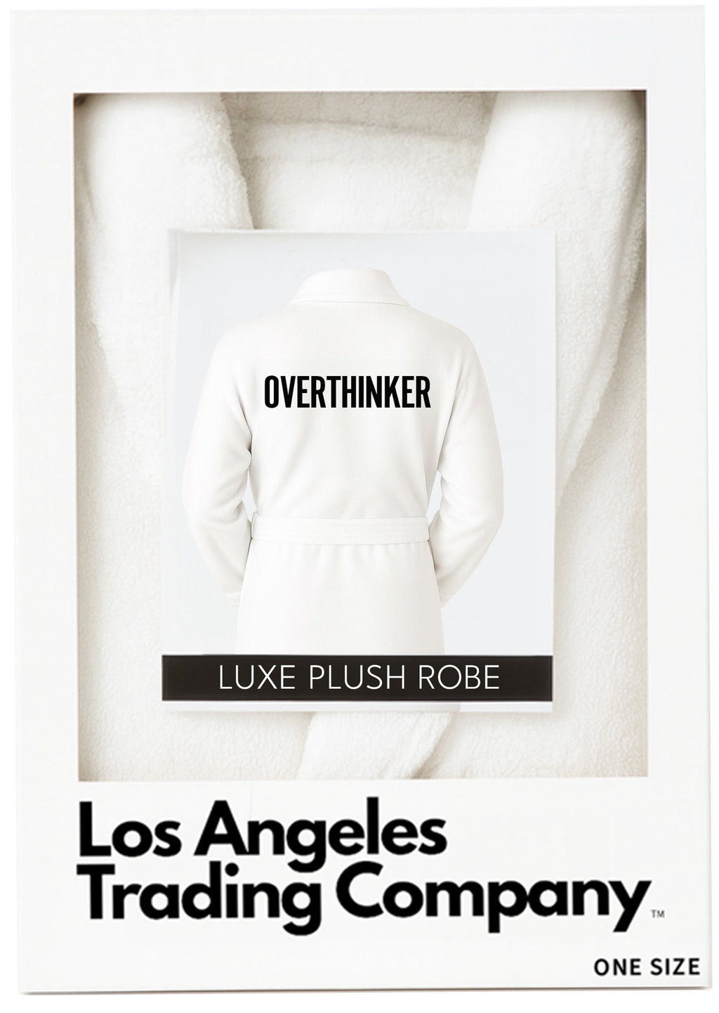 Luxe Plush Robe - Overthinker