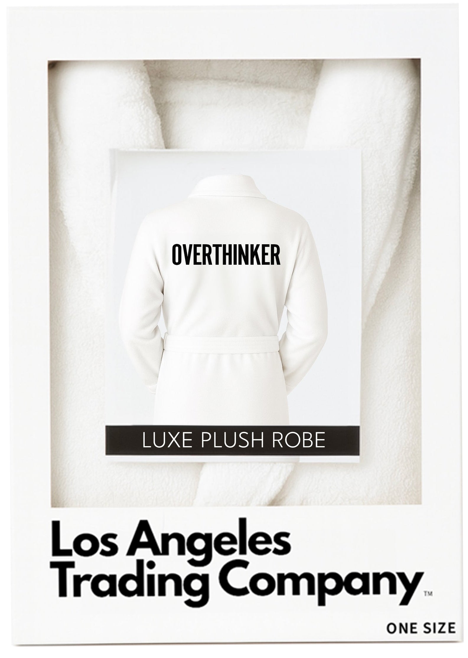 Luxe Plush Robe - Overthinker