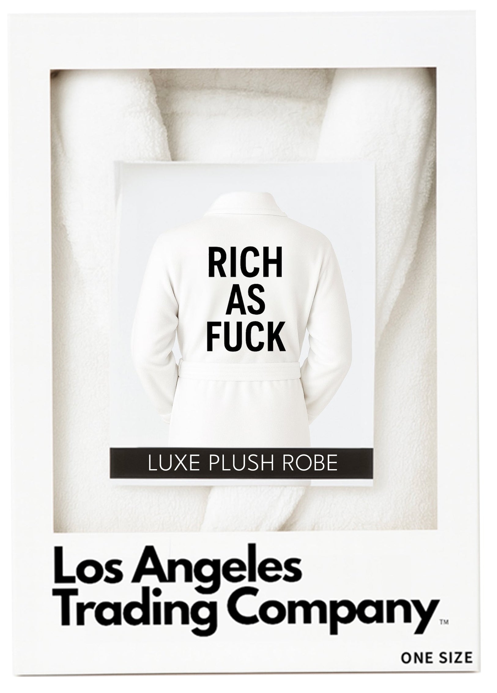 Luxe Plush Robe - Rich As F*ck