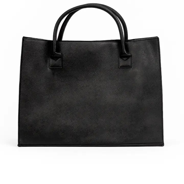 Modern Vegan Tote - Solid (Black)