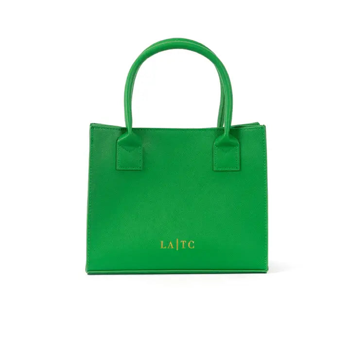Mini Modern Tote - Fluent Italian (Kiwi Green)