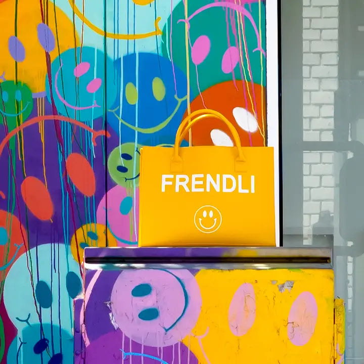 Modern Vegan Tote - Frendli (Yellow)