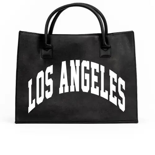 Modern Vegan Tote - Los Angeles (Black)