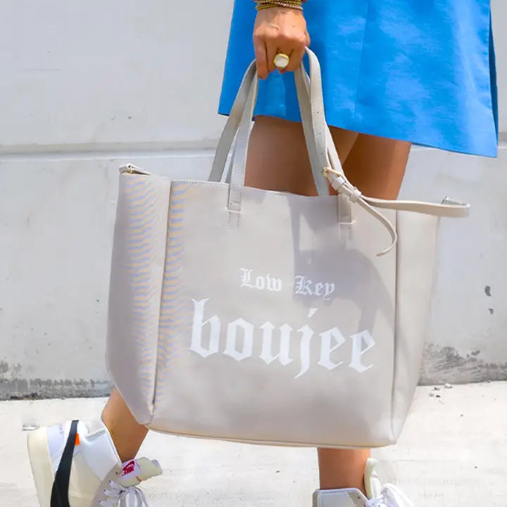 Never Ending Tote - Low Key Boujee (Cream)