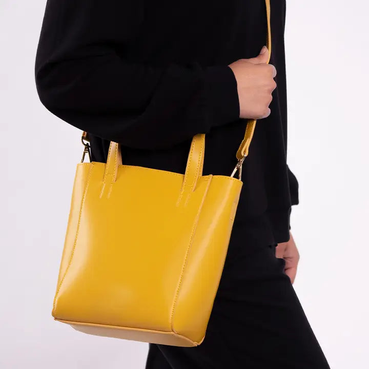 Becky Bucket Bag - Solid (Mustard)