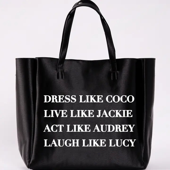 Never Ending Tote - Dress Like Coco (Black)