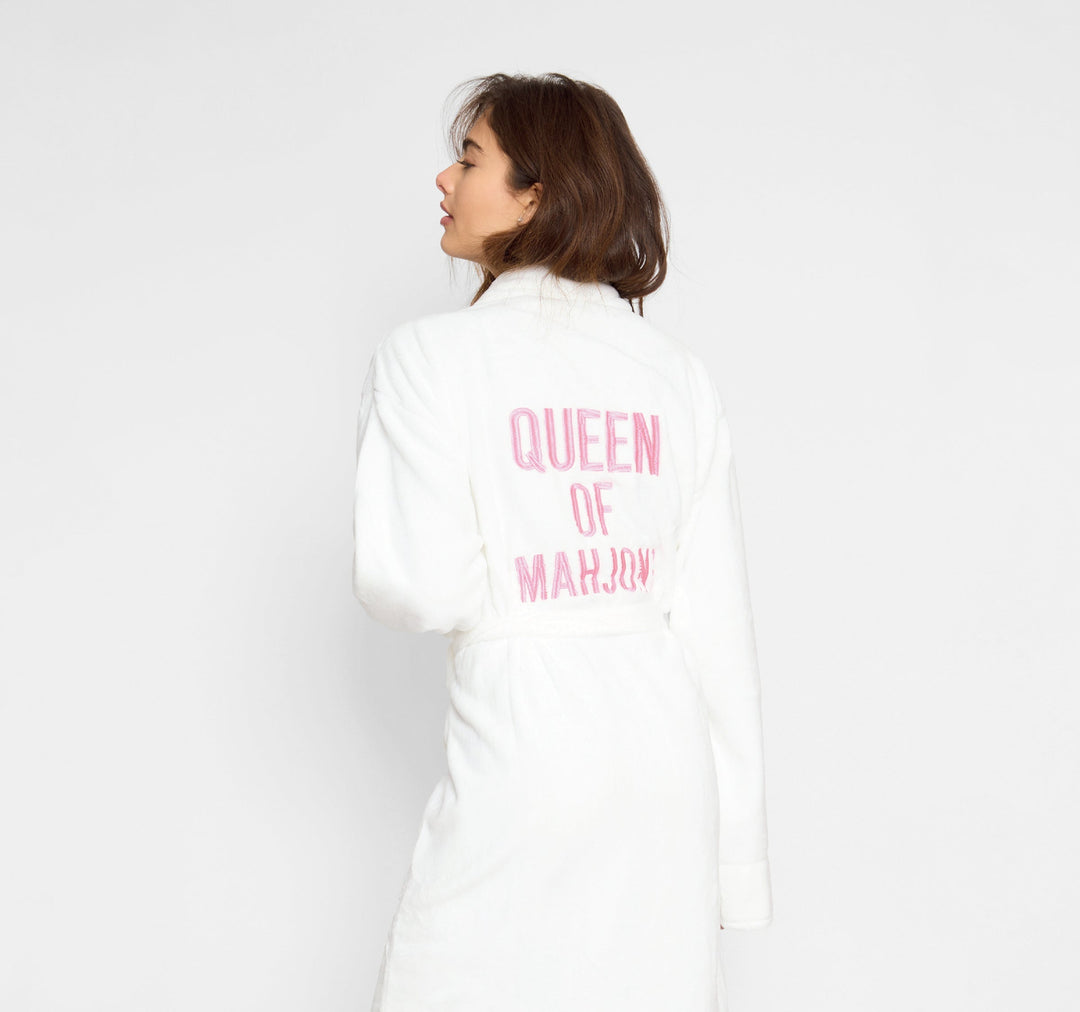 Plush Robe - Queen Of Mahjong