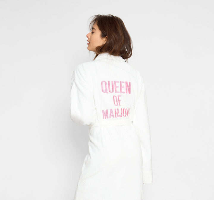 Plush Robe - Queen Of Mahjong