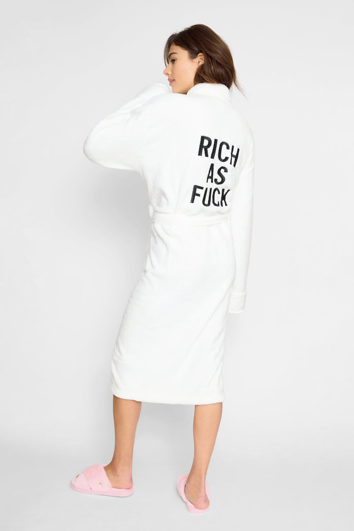 Plush Robe - Rich As Fuck